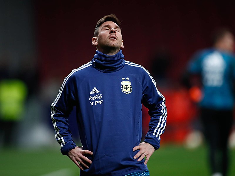 Feierte kein gelungenes Comeback im Nationaldress: Lionel Messi.