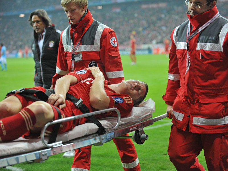 Schmerzhafter Ausfall: Bastian Schweinsteiger.