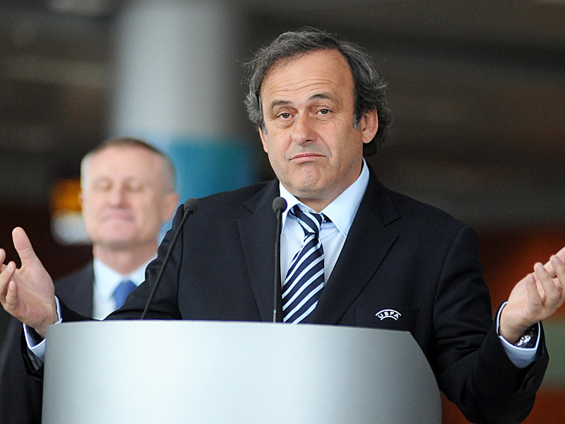 Eindeutige Antwort an den kicker: UEFA-Pr&#228;sident Michel Platini.