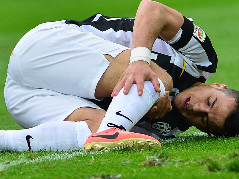 Das Knie: Sebastian Giovinco wird Juventus am Mittwoch verletzungsbedingt fehlen. 