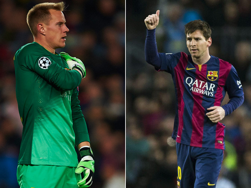 Marc-Andr&#233; ter Stegen und Lionel Messi m&#252;ssen mit dem FC Barcelona am Mittwochabend in Paris bestehen.