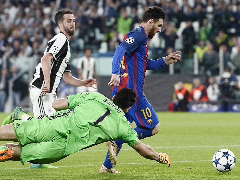 Schwarze Serie: Lionel Messi hat noch nie gegen Gigi Buffon getroffen.
