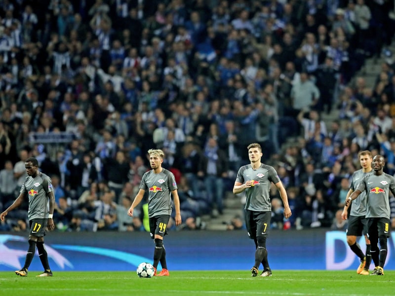 &quot;Haben eine gro&#223;e Chance liegengelassen&quot;: RB Leipzig droht nach dem 1:3 in Porto das Champions-League-Aus.