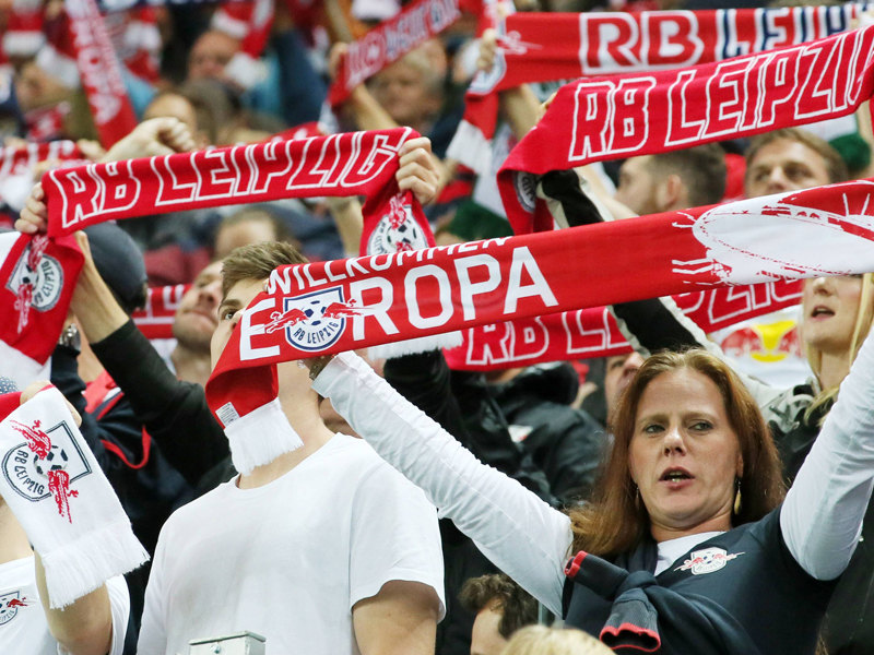 Auf die RB-Leipzig-Fans wartet am Mittwoch ein Heimspiel der besonderen Art - sie d&#252;rfen in den G&#228;stebl&#246;cken sitzen.