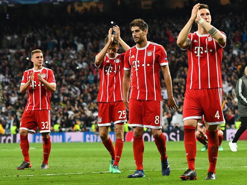 Die Bayern verabschieden sich aus der Champions League. 