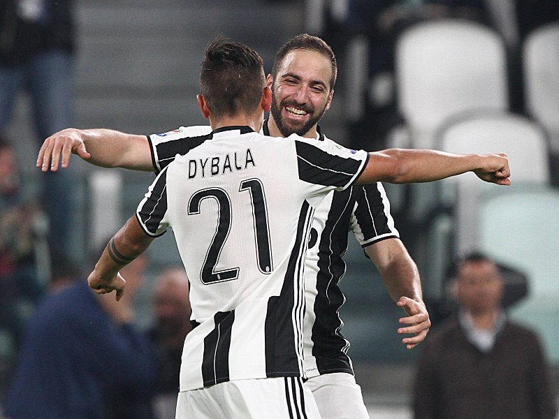 Respekt ja, Angst nein: Paulo Dybala und Gonzalo Higuain gehen mit Juventus Turin voller Selbstvertrauen ins Duell mit Bar&#231;a.