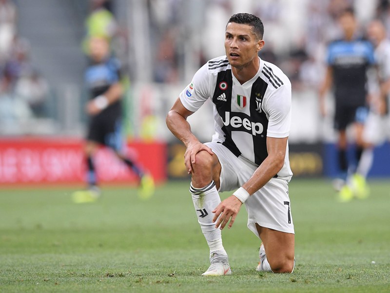 Sein reservierter Platz in Monaco blieb leer: Cristiano Ronaldo.
