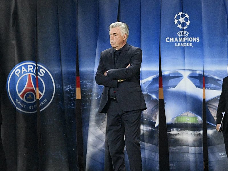 Letzter Akt als Bayern-Coach: Carlo Ancelotti vor einem Jahr in Paris.