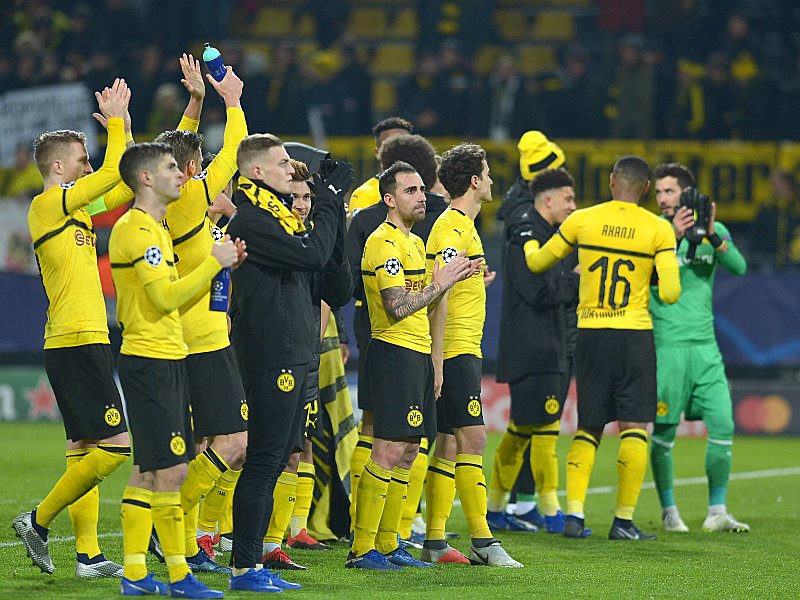 Nach einem &#252;berschaubaren 0:0 gegen Club Br&#252;gge vorzeitig im Achtelfinale: Borussia Dortmund.