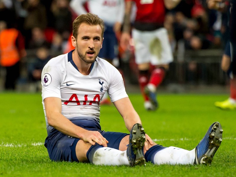 Doppelt bitteres Ende gegen Manchester United: Spurs-Torj&#228;ger Harry Kane.