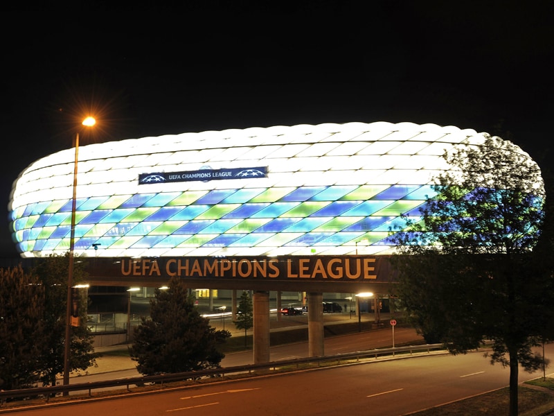 Die Allianz-Arena: Steigt hier 2021 zum zweiten Mal ein Champions-League-Finale?