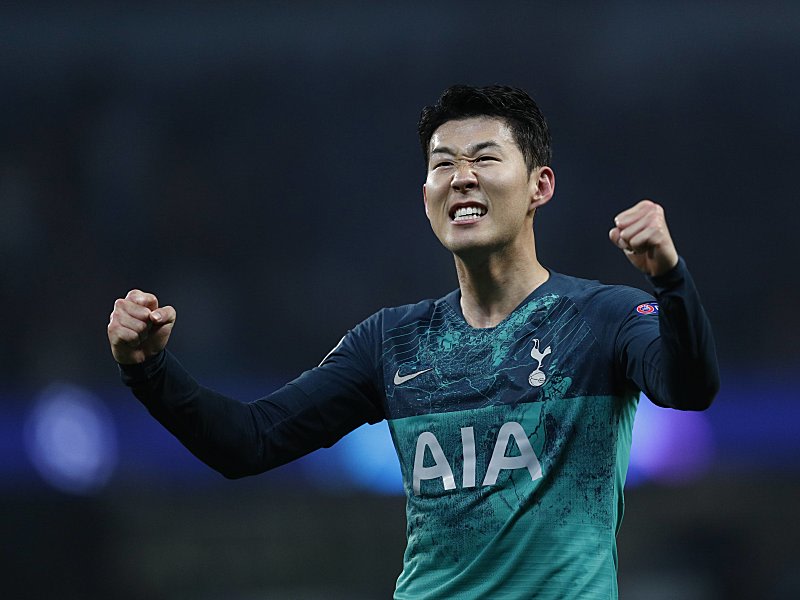 Steht mit Tottenham Hotspur im Halbfinale der Champions League: St&#252;rmer Heung-Min Son.