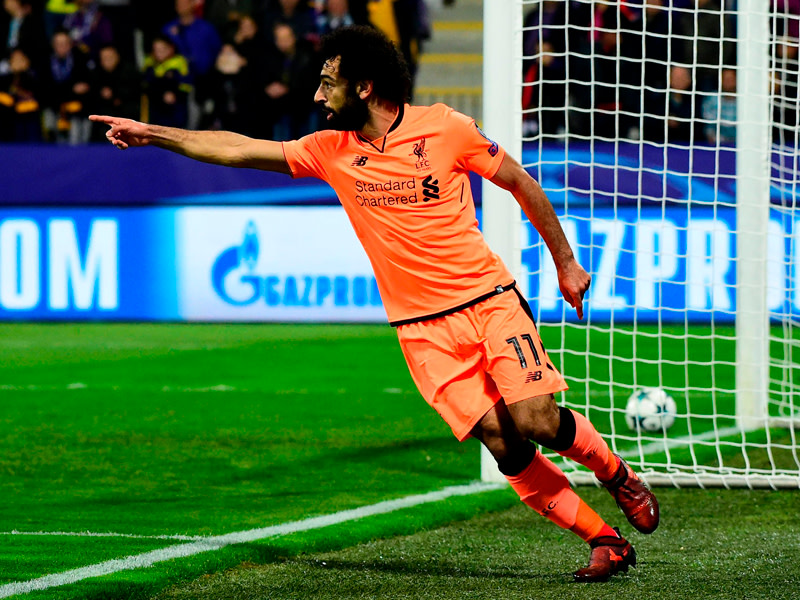 Zeigte in Maribor eine herausragende Leistung: Liverpools Mohamed Salah.