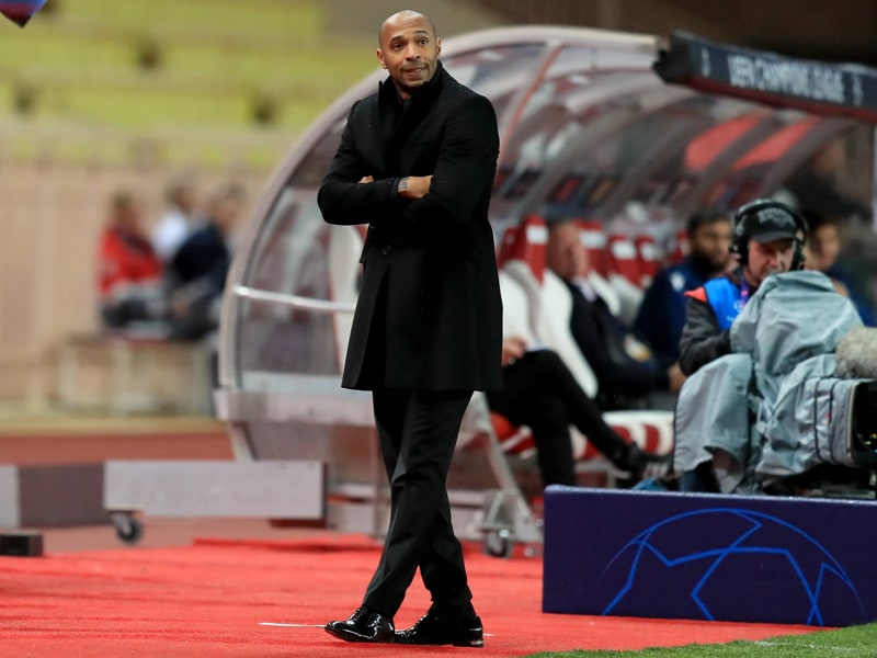 Wartet weiter auf seinen ersten Sieg: Monacos neuer Trainer Thierry Henry.