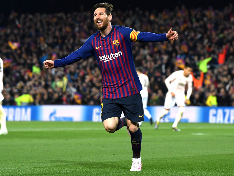 Doppelpack im ersten Durchgang: Lionel Messi brachte Barcelona im ersten Durchgang in F&#252;hrung.