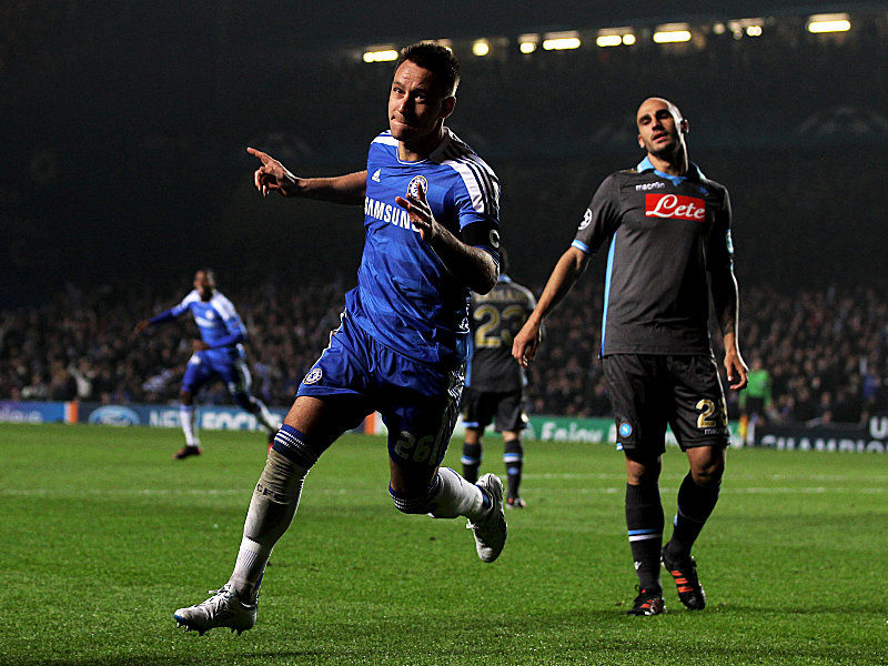 Jubel in Blau: John Terry markierte das zwischenzeitliche 2:0 f&#252;r Chelsea. 