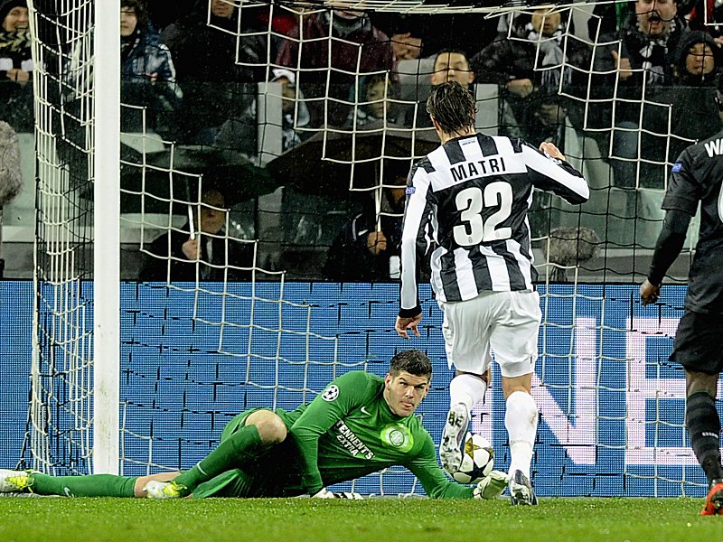1:0: Matri bringt Juventus in F&#252;hrung.