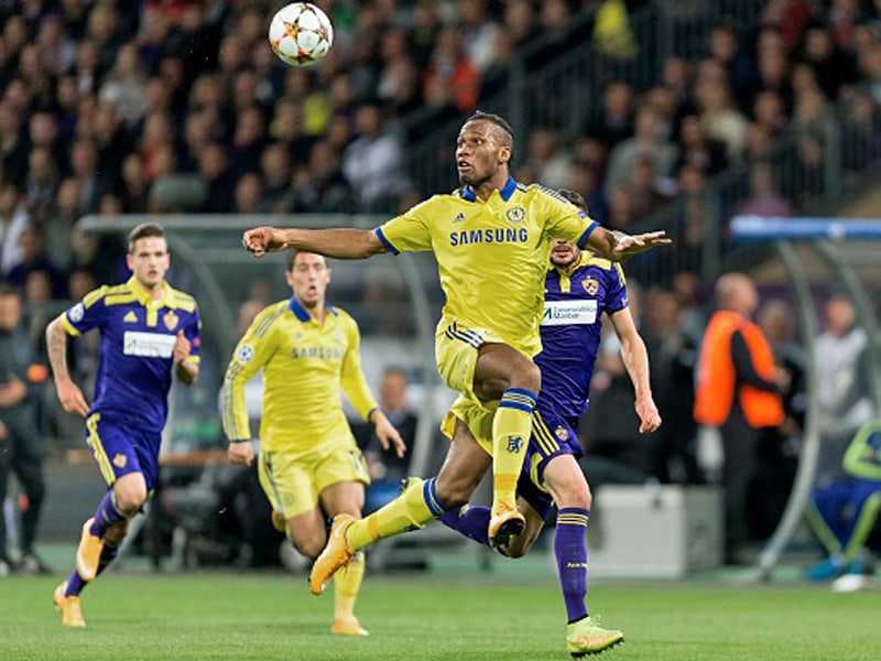 Didier Drogba und Chelsea taten sich im ersten Abschnitt in Maribor schwer. 