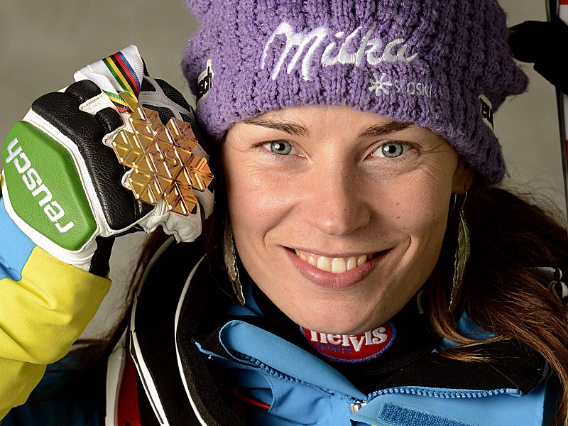Tina Maze schnappte sich die erste Goldmedaille in Schladming.