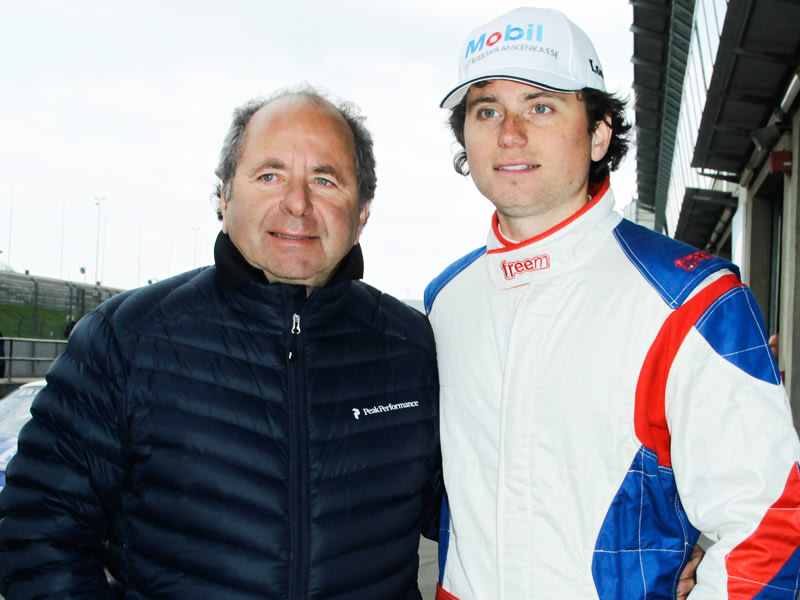 Erfolgsduo: Le-Mans- und Norisringsieger Klaus Ludwig mit seinem Sohn Luca. 