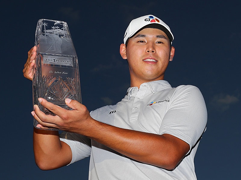 J&#252;ngster Sieger bei der Players Championship: Si-Woo Kim aus S&#252;dkorea.