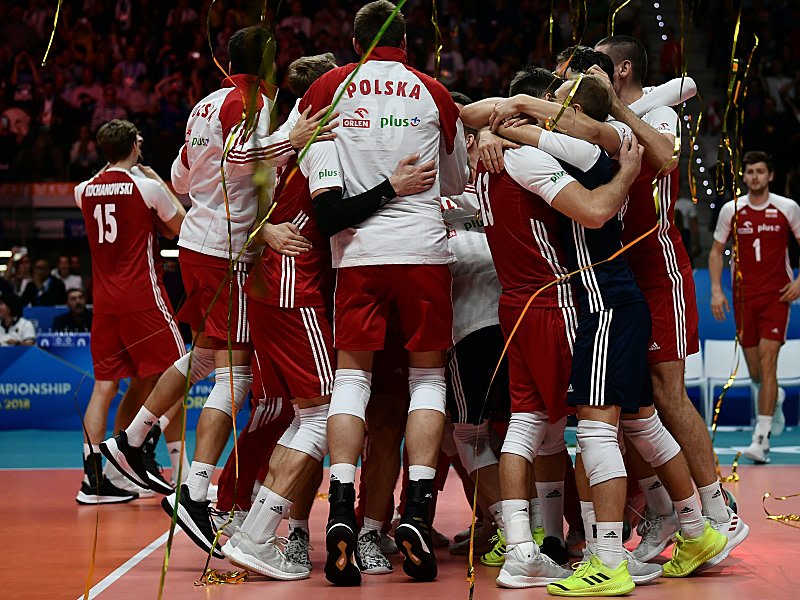 Brasilien keine Chance gelassen: Polen bejubelt den Weltmeistertitel im Volleyball.