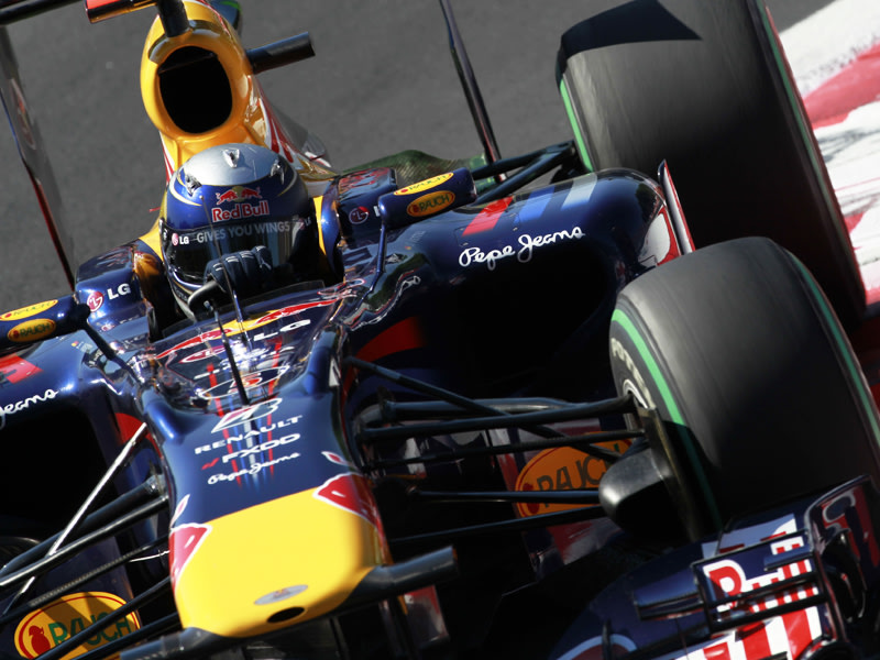 Gute Nerven: Red-Bull-Pilot Sebastian Vettel machte mit einem Husarenst&#252;ck Punkte gut.