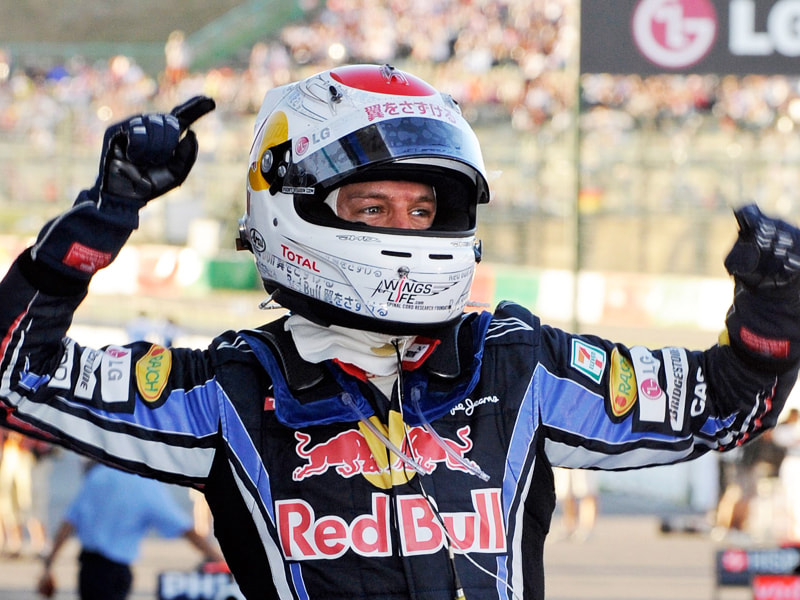 Achter Grand-Prix-Sieg: Red-Bull-Pilot Sebastian Vettel triumphierte wie schon 2009 in Suzuka. 