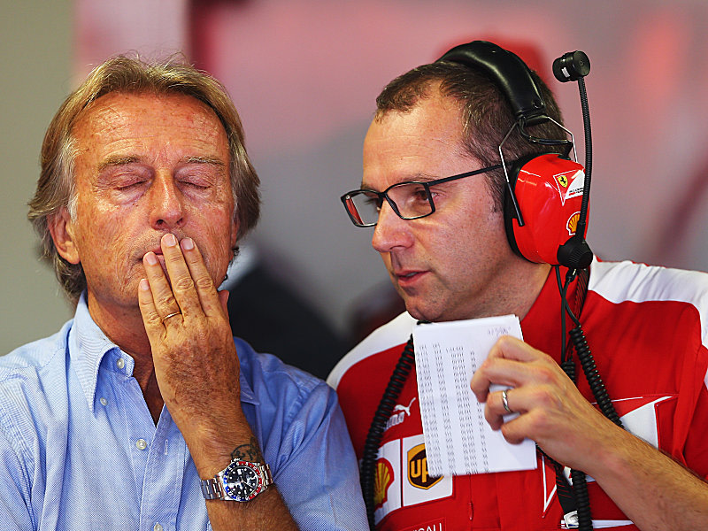 Das Verh&#228;ltnis zwischen Ferrari-Boss Luca di Montezemolo (li.) und Stefano Domenicali war nicht mehr zu kitten, der Teamchef reichte seinen R&#252;cktritt ein.