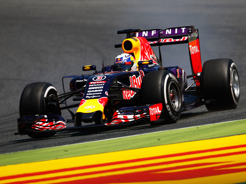 In Spanien &#252;berrundet: Red-Bull-Pilot Daniel Ricciardo. 