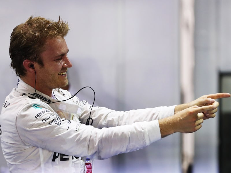 Hat das Momentum auf seiner Seite: Mercedes-Pilot Nico Rosberg. 