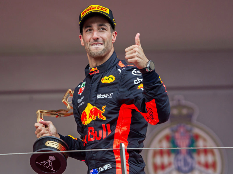 Holte sich den Sieg in Monaco: Daniel Ricciardo.