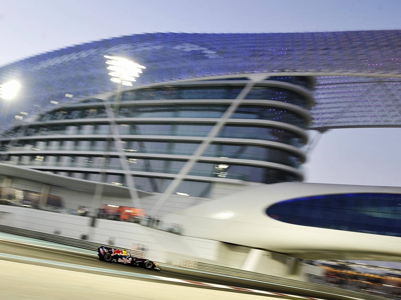 Spektakul&#228;r: Der Yas Marina Circuit in Abu Dhabi, auf dem Ex-Red-Bull-Pilot Sebastian Vettel schon dreimal gewann.
