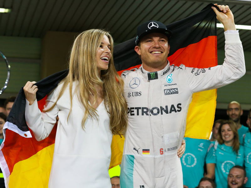 Hat nun mehr Zeit f&#252;r seine Frau Vivian: Weltmeister Nico Rosberg. 