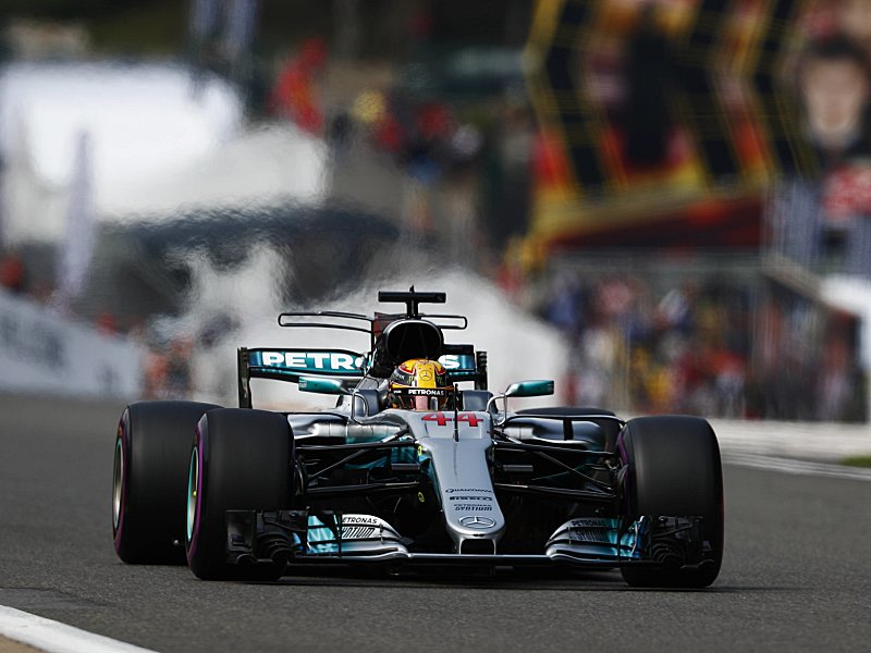 Holte sich die 68. Pole Position: Mercedes-Pilot Lewis Hamilton. 