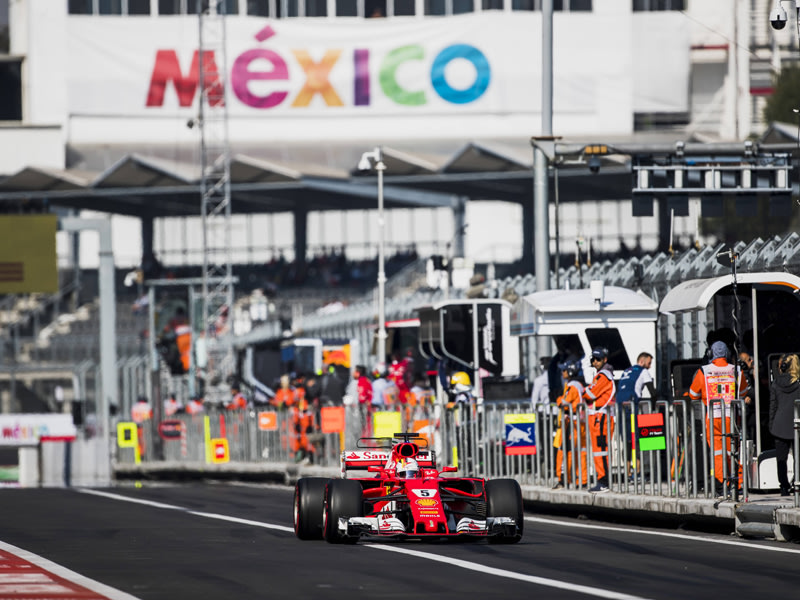 War beim Qualifying nicht zu bremsen: Sebastian Vettel. Den WM-Titel von Lewis Hamilon noch zu verhindern wird dennoch sehr schwer. 