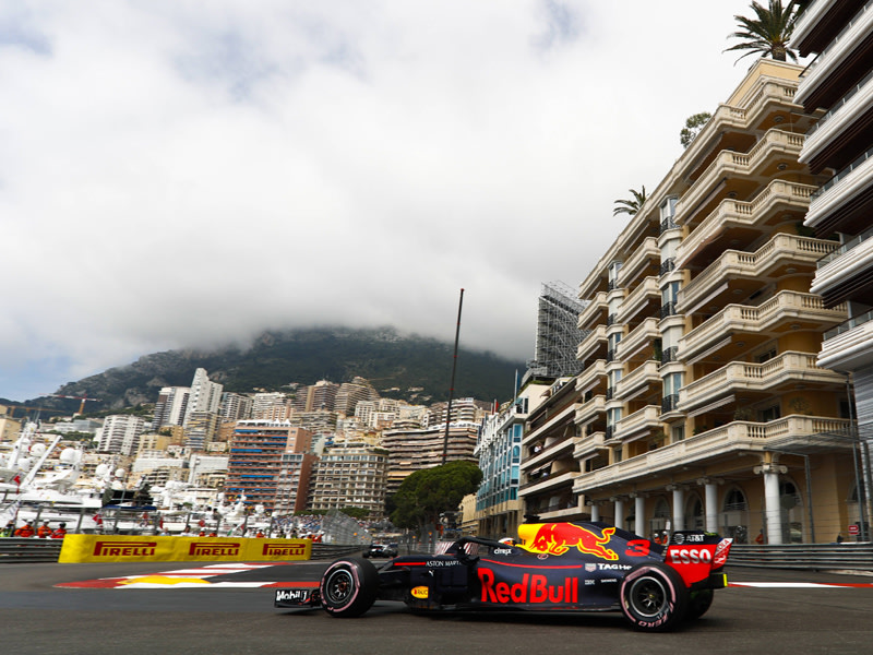 Gut unterwegs in Monaco: Daniel Ricciardo im Red Bull.