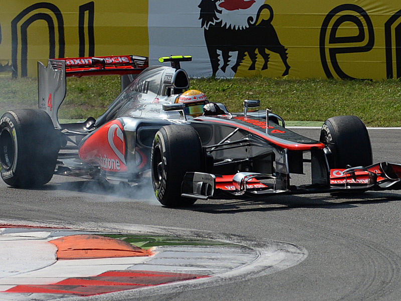 Start-Ziel-Sieg in Monza: Lewis Hamilton gewann im Autodromo Nazionale.
