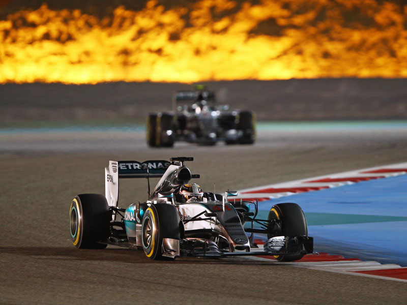 Er ist aktuell das Ma&#223; aller Dinge in der Formel 1: Lewis Hamilton siegte in Bahrain  und zum dritten Mal in dieser Rennsaison.