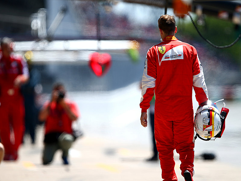 Wurde fr&#252;h zum Zuschauer: Sebastian Vettel. 