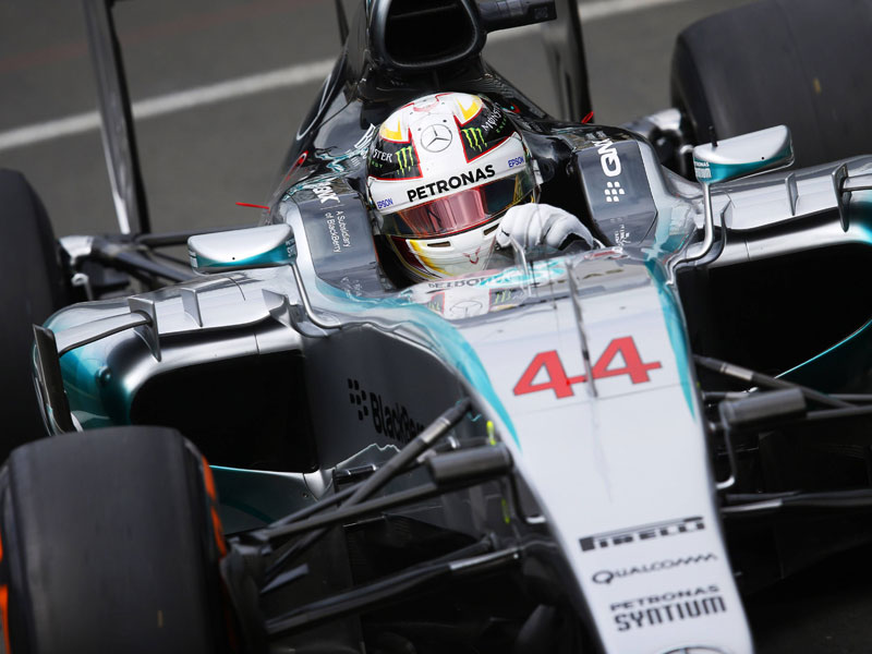 Im neunten Rennen zum achten Mal Schnellster im Qualifying: Lewis Hamilton.