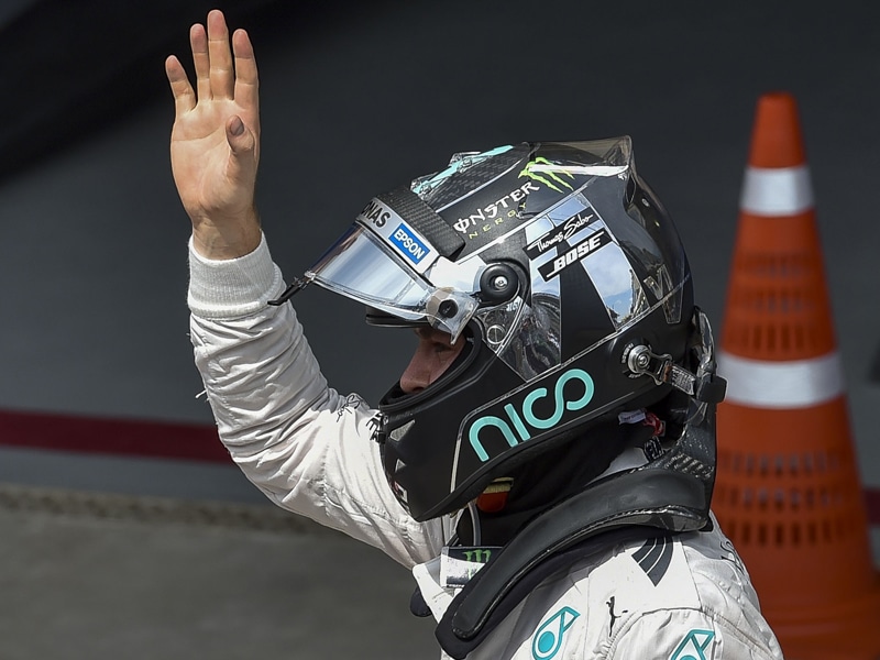 Bedankt sich bei den Fans in Sao Paulo: Mercedes-Pilot Nico Rosberg.