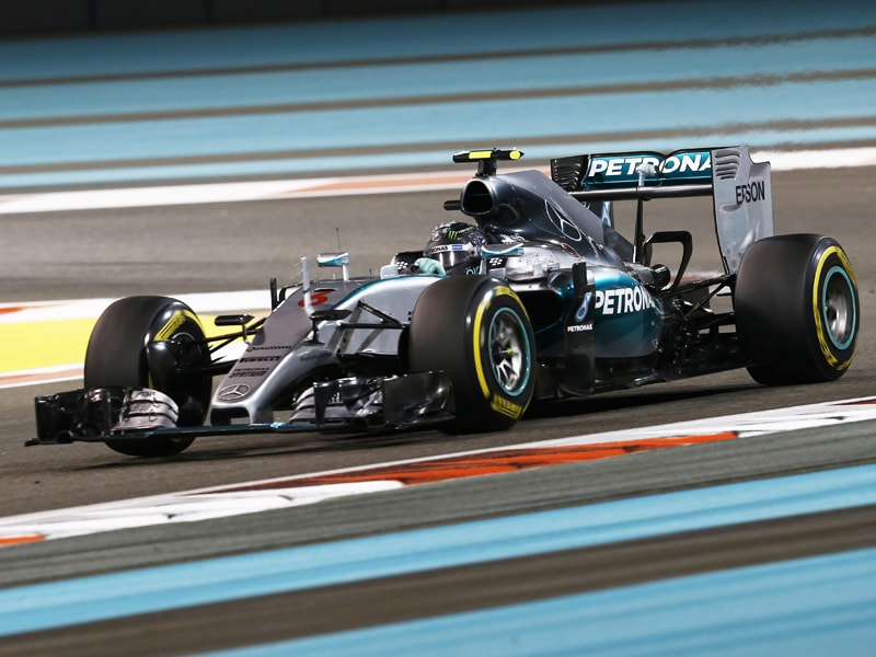 Startet von P1 in Abu Dhabi: Mercedes-Pilot und Vizeweltmeister Nico Rosberg. 