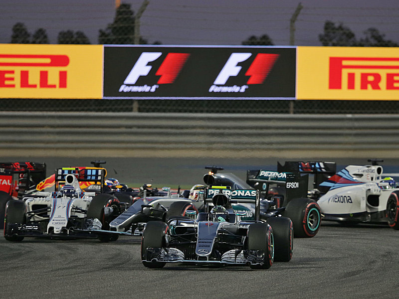 Nico Rosberg erwischte den besten Start und dominierte klar das Rennen von Bahrain.