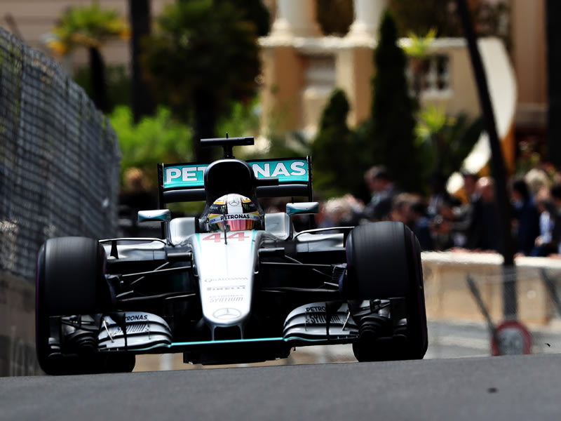 Triumphator: Mercedes-Pilot Lewis Hamilton gewann zum zweiten Mal in Monaco. 