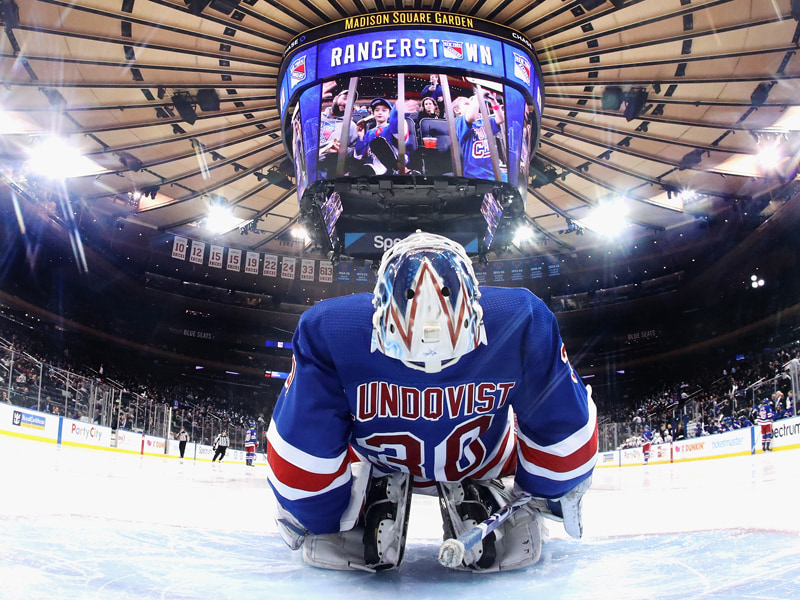 Auch im sechsten Anlauf nicht der 450. NHL-Sieg: Rangers-Goalie Henrik Lundqvist.