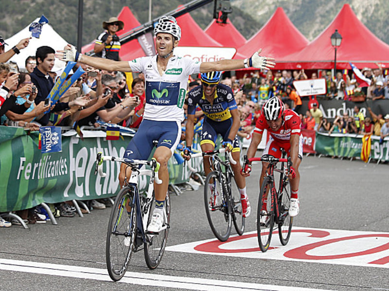 Spanische Dominanz: Alejandro Valverde siegt vor Rodriguez und Contador.