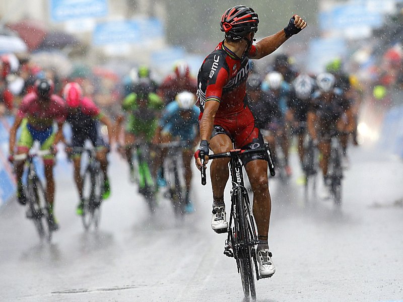 Das reicht: Philippe Gilbert wies seine Konkurrenten auf der 12. Giro-Etappe in die Schranken. 