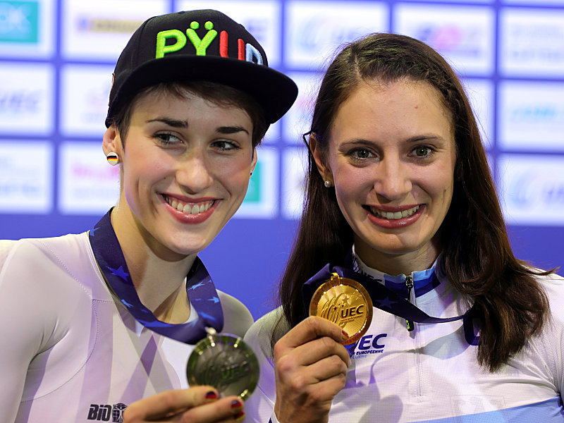 Doppelsieg: Pauline Grabosch (links) und Miriam Welte.