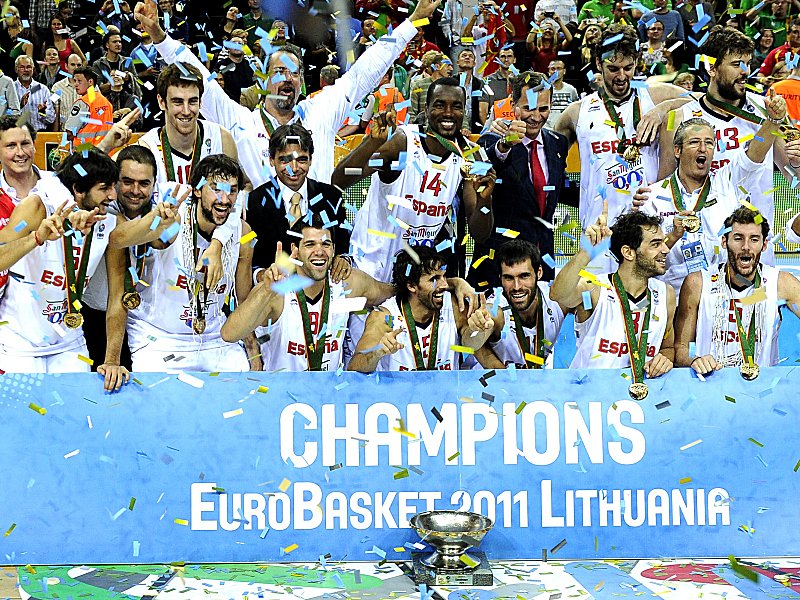 Die Besten in Europa: Spanien sicherte sich den Titel in Litauen.
